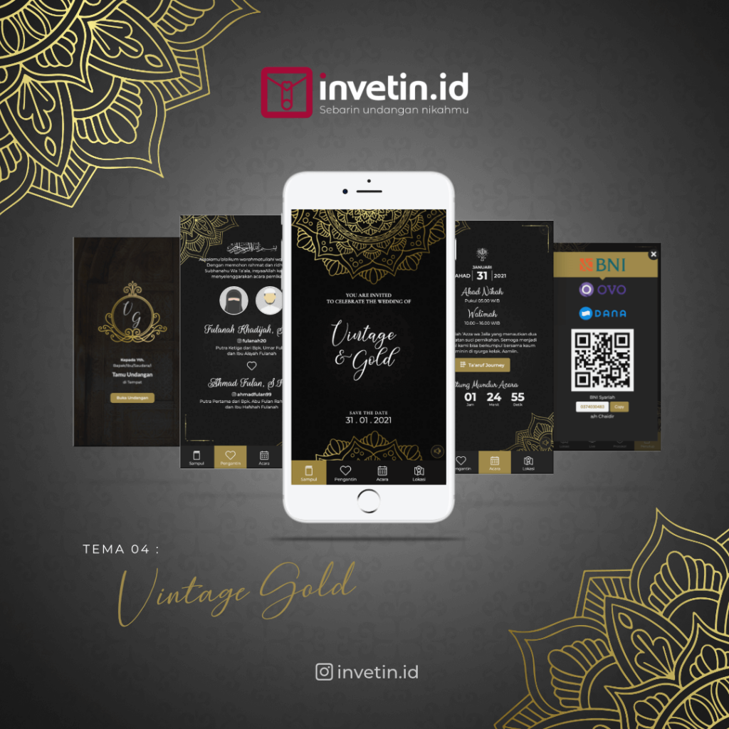 Preview Tema 04 - Vintage Gold New