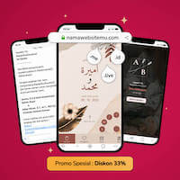 Bundling Mawaddah + Kustom Domain (Sale 33%)